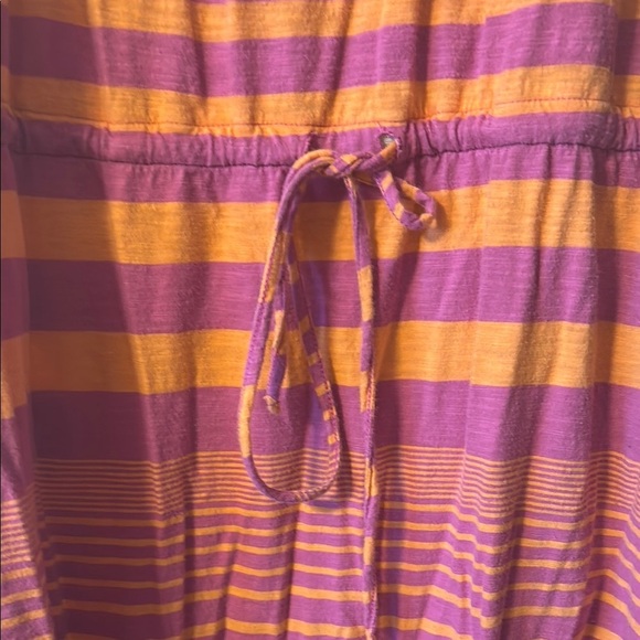 C&C California Orange Red Sleeveless Midi Sundress - Picture 4 of 7